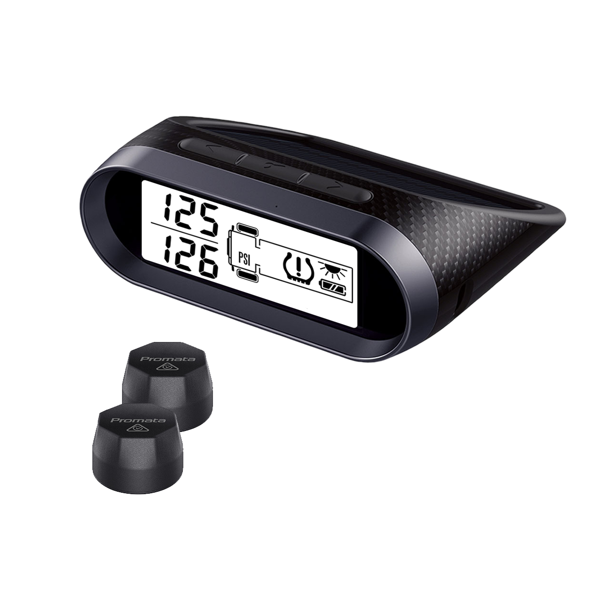 Promata Tyre Pressure Monitor with Two External Sensors