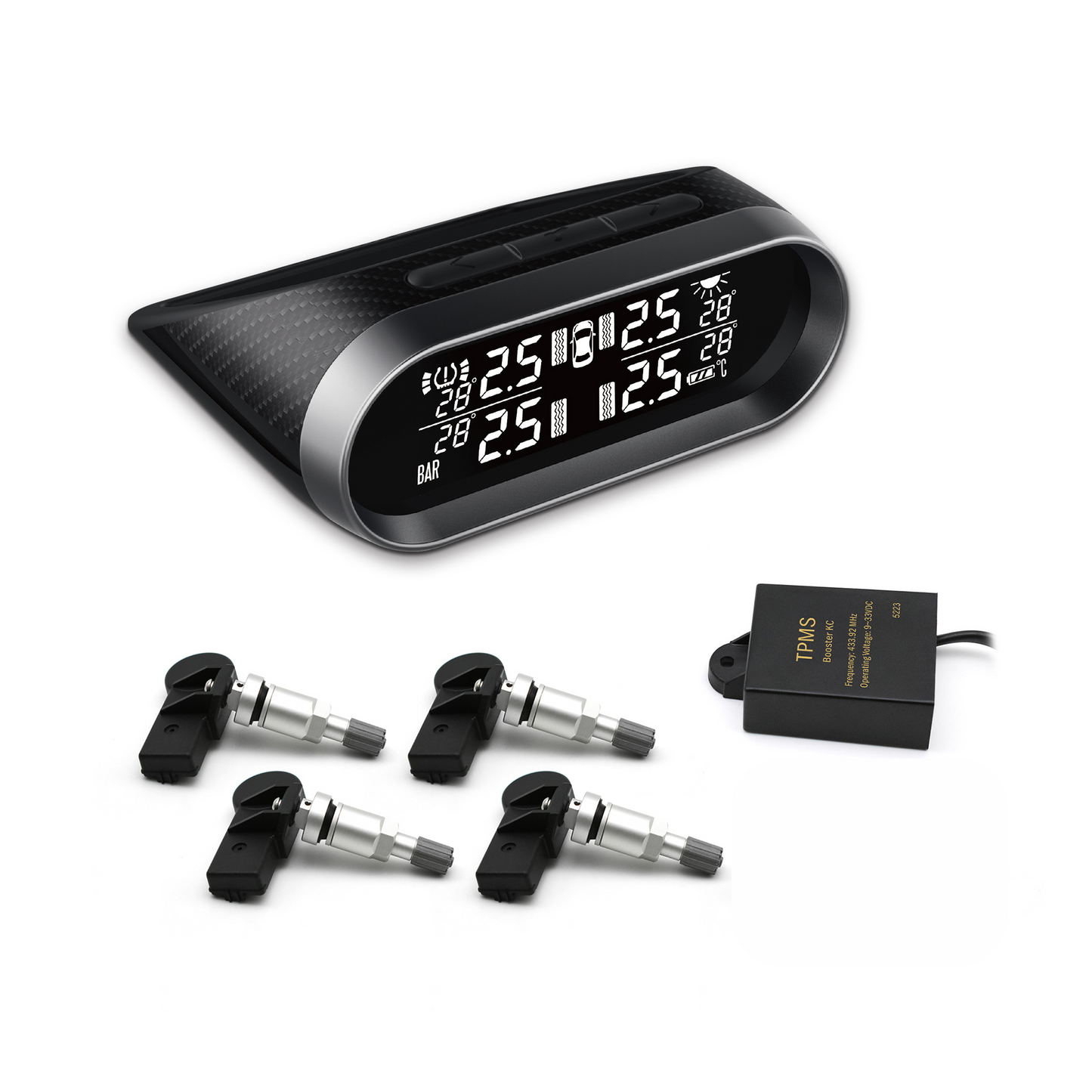 All components for Mata 2 tyre pressure monitor TPMS