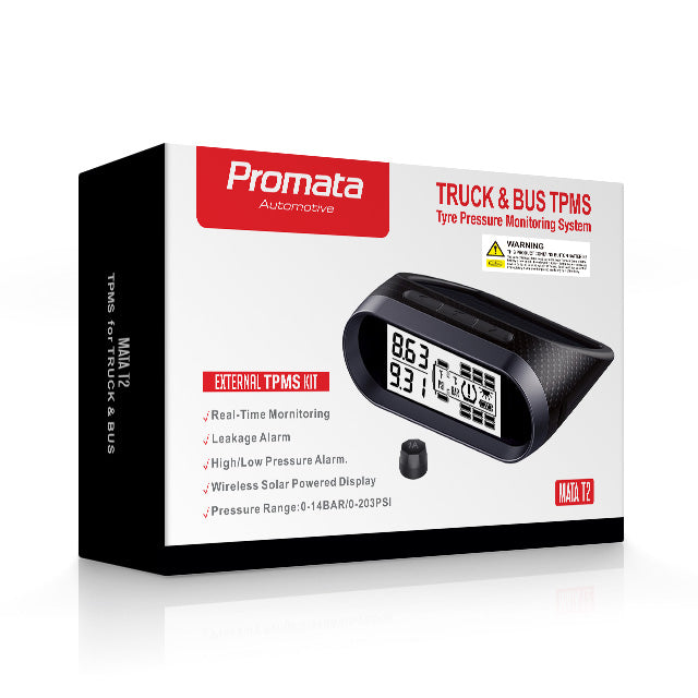 Mata T2 | TPMS for Rigid Trucks and Heavy Vehicles - Promata Australia