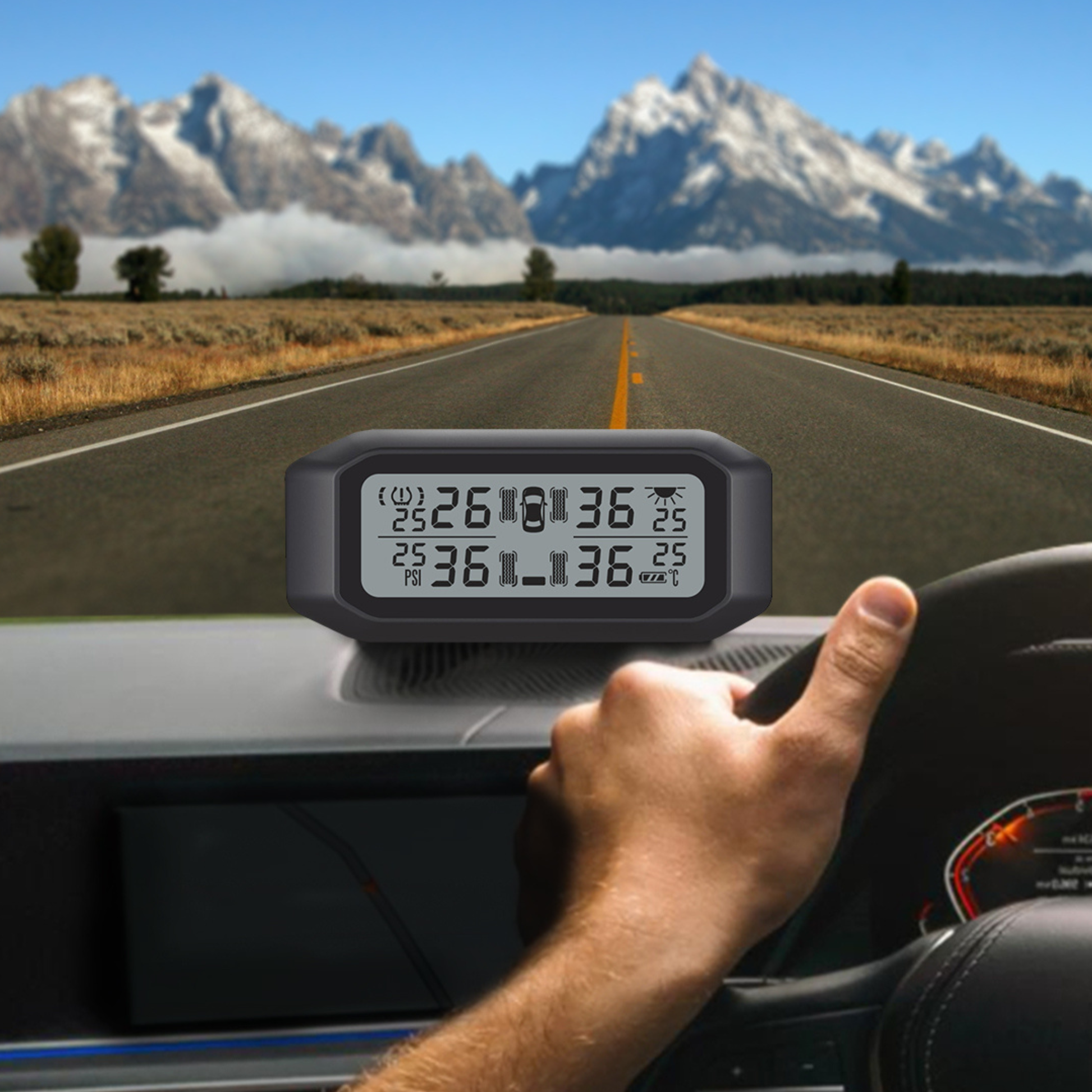 Mata 1 | TPMS for 4WDs, Trailers & Caravans (Monitors 4-10 Tyres) - Promata Australia