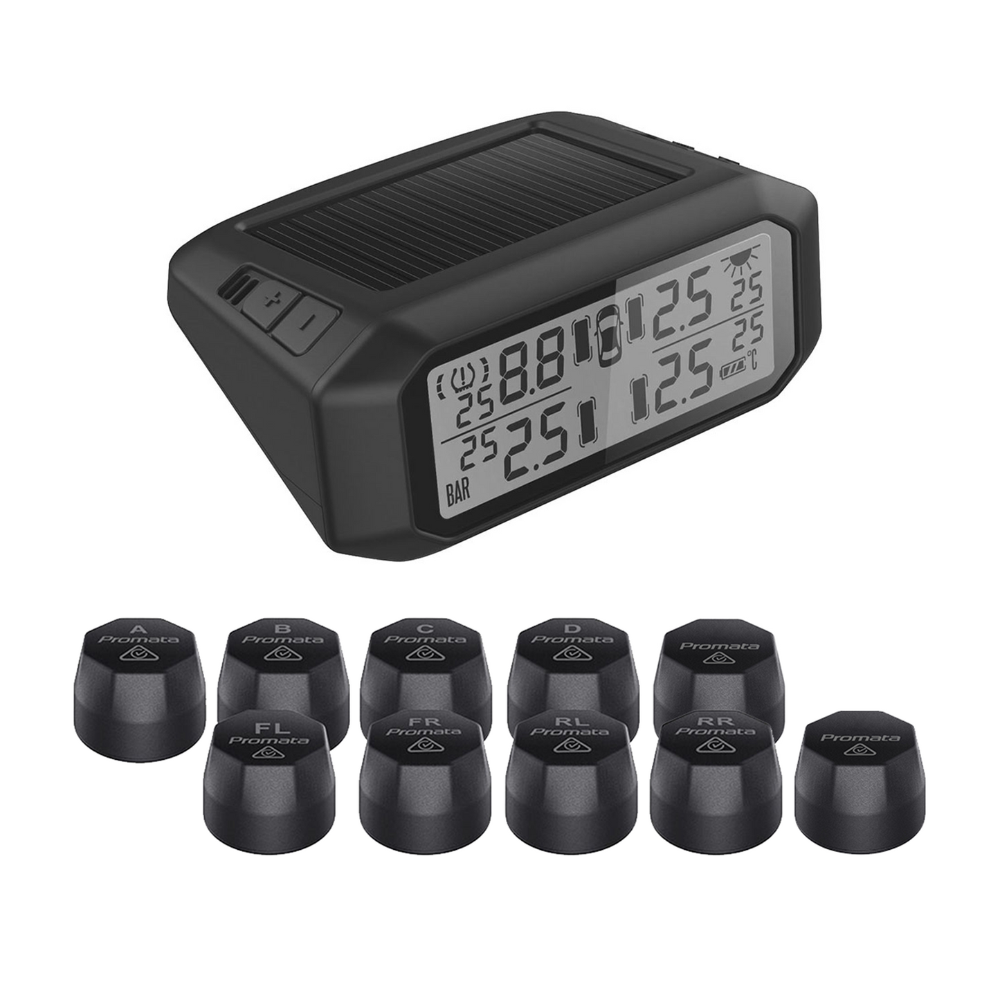 Image of Mata1E (Promata Tyre Pressure Monitoring System), 10 external sensors