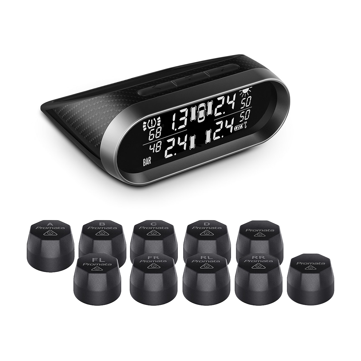 Image of Mata2E (Promata Tyre Pressure Monitoring System), 10 External Sensors