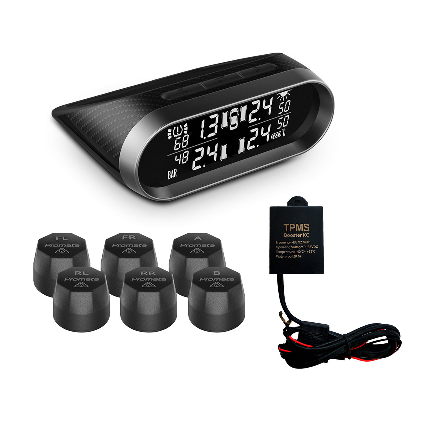 Image of Mata2E (Promata Tyre Pressure Monitoring System), 6 External Sensors With Booster