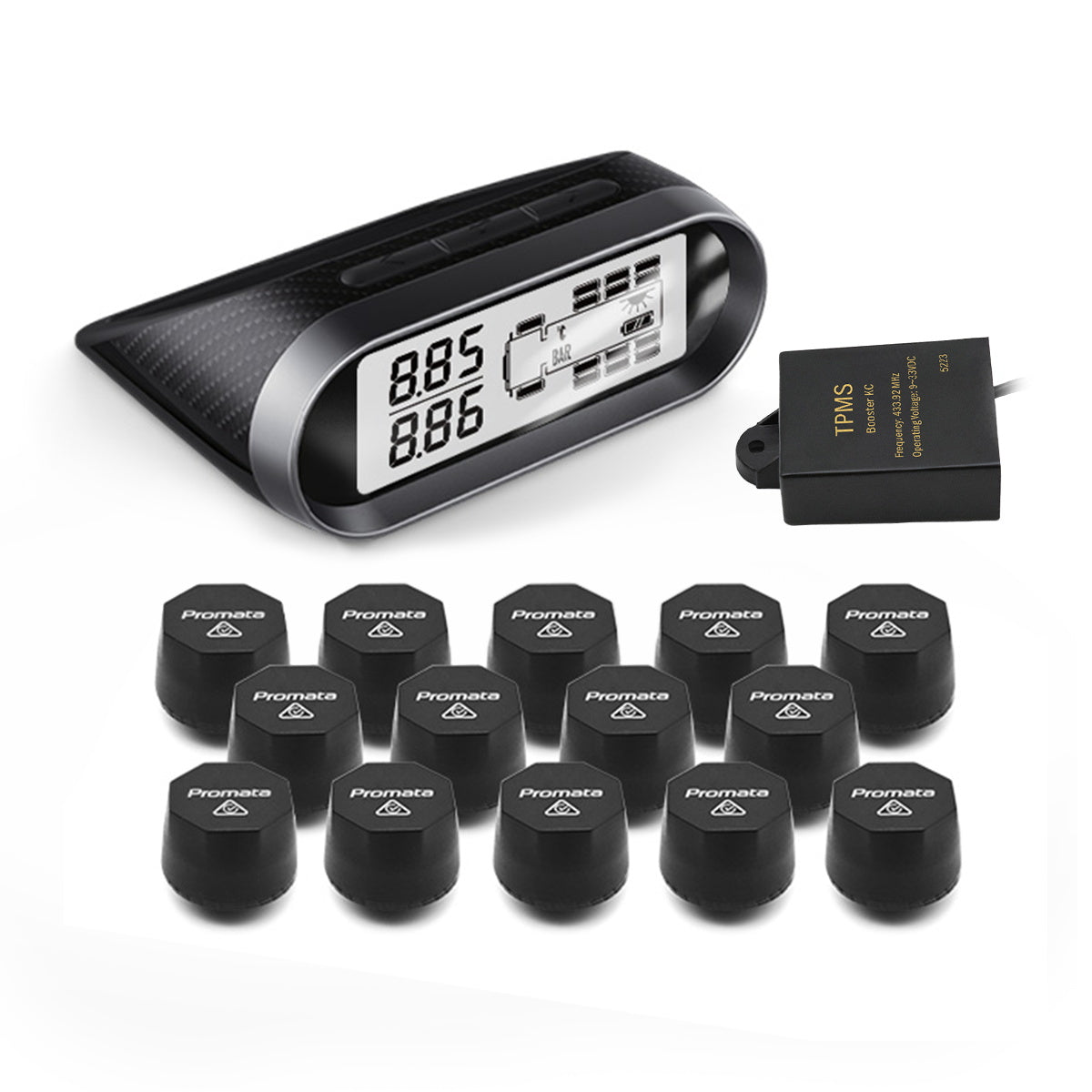 Image of Tyre Pressure Monitor Mata T2 with 14 External Sensors and Booster