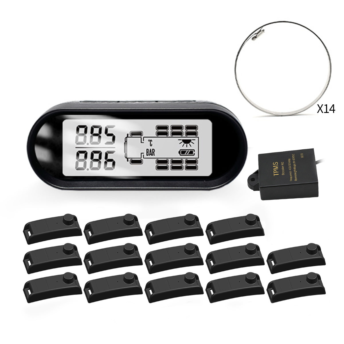 Image of Tyre Pressure Monitor Mata T2 with 14 Internal Sensors and Booster