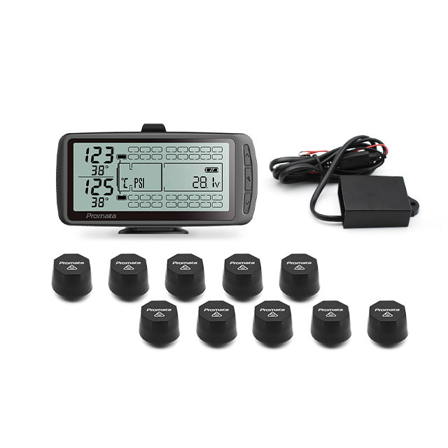 Image of Mata 7 Tyre Pressure Monitor with 10 External Sensors With Booster