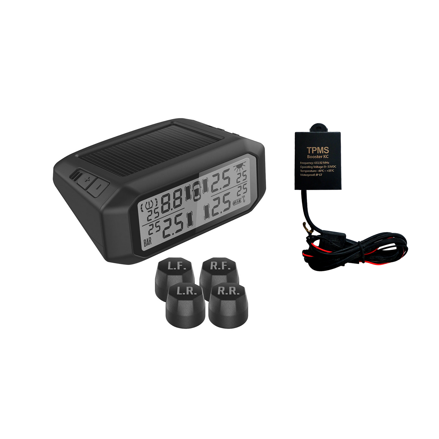 Image of Mata1E 4 External Sensors with Booster(Promata Tyre Pressure Monitoring System).