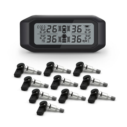Promata Mata 1 TPMS - 10 internal sensors for 4WDs and dual axle trailers and spare tyres.