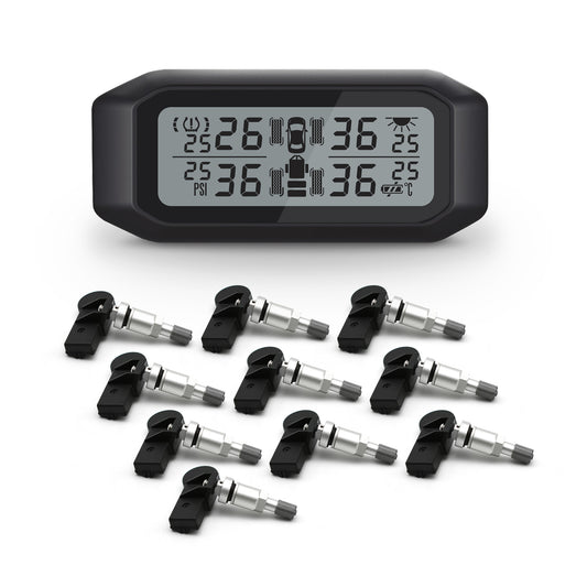 Promata Mata 1 TPMS - 10 internal sensors for 4WDs and dual axle trailers and spare tyres.