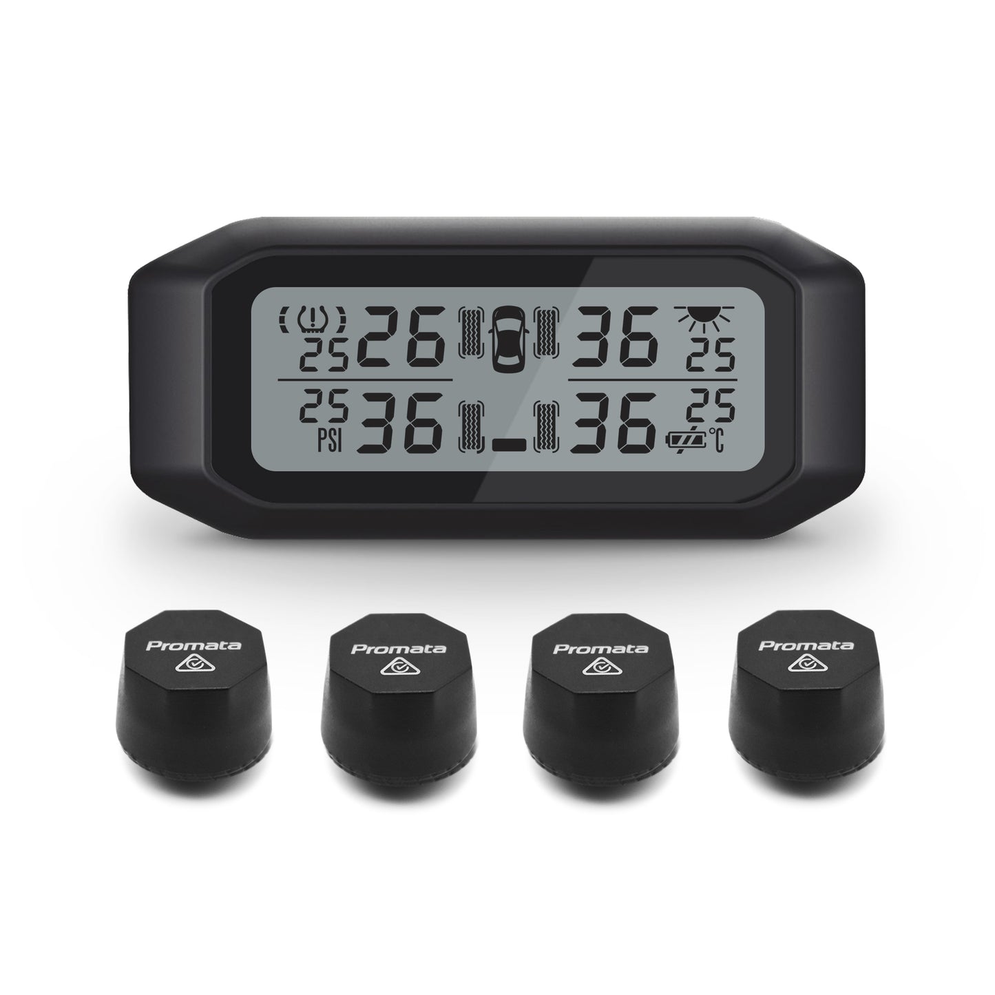 Mata 1 - TPMS for 4WDs & Cars | 4 External Sensors