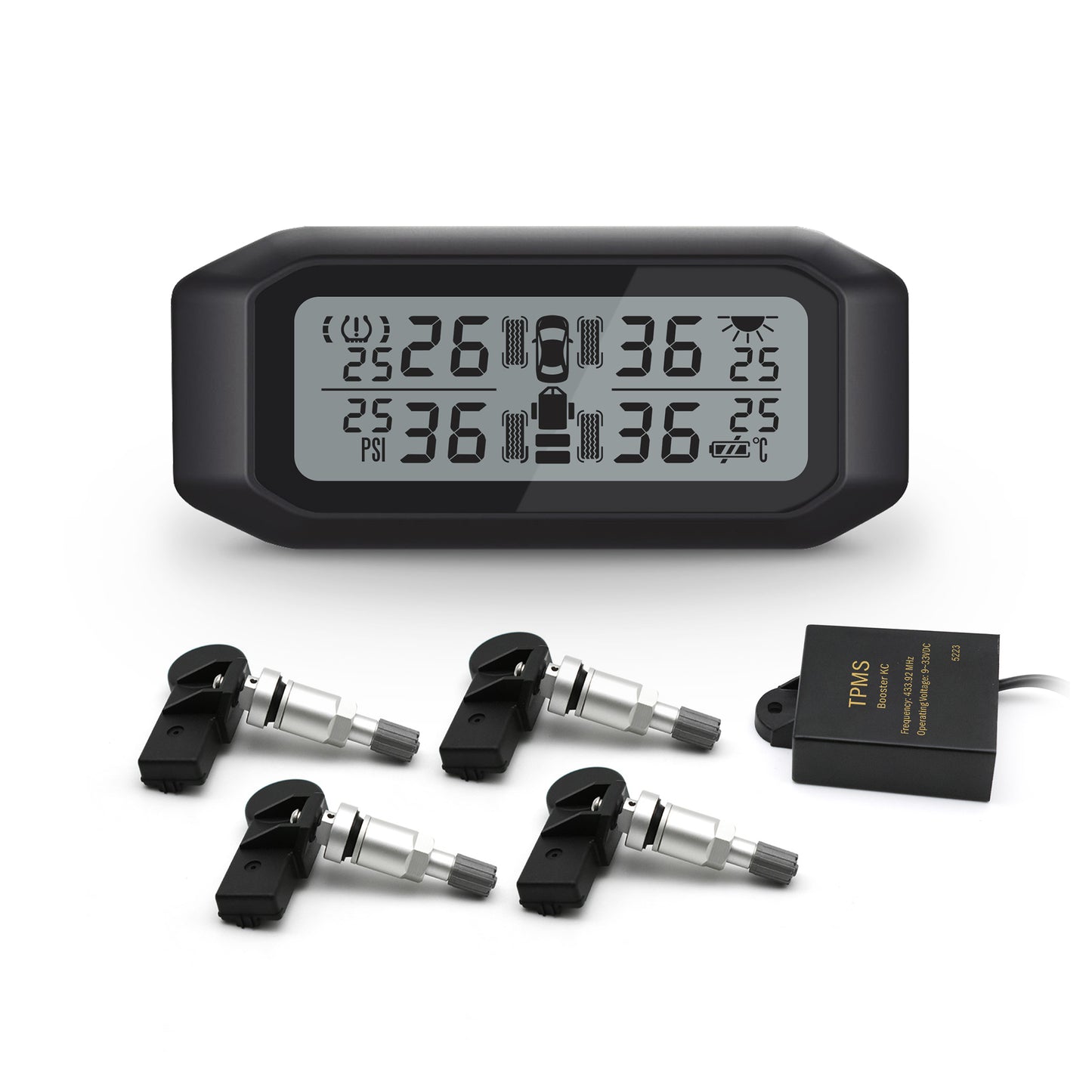 Promata Mata 1 TPMS - 4 internal sensors and signal booster for cars & 4WDs.