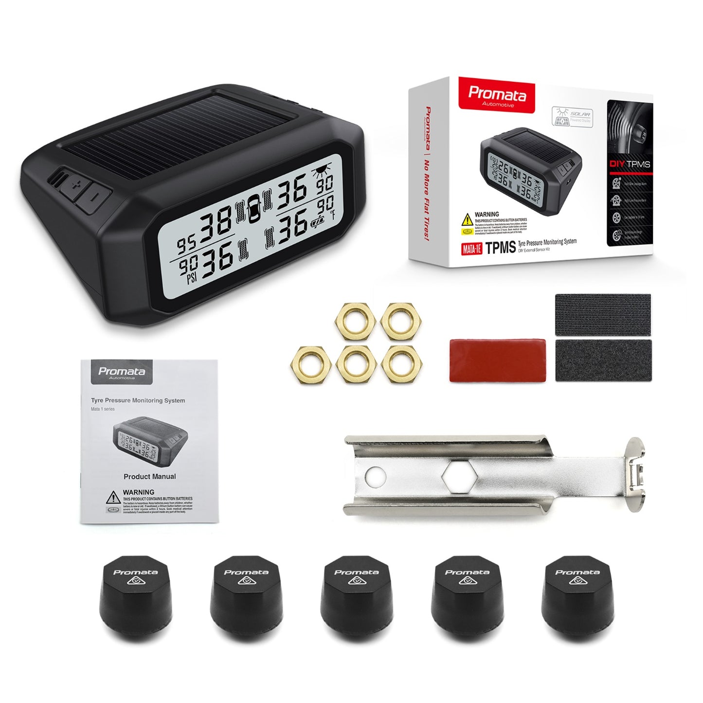 Mata 1 - TPMS for 4WDs & Cars | 5 External Sensors