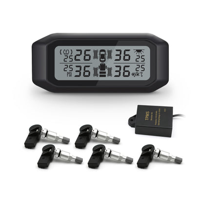 Promata Mata 1 TPMS - 5 internal sensors and signal booster for cars & 4WDs with a spare tyre.