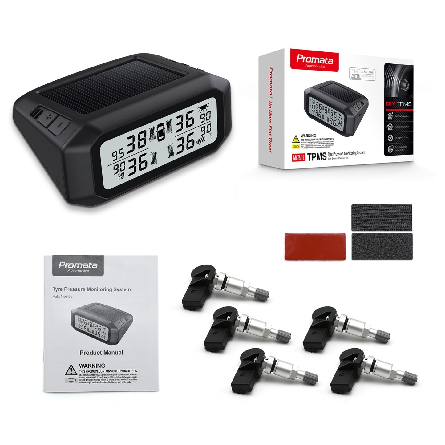 Mata 1 - TPMS for 4WDs & Cars | 5 Internal Sensors