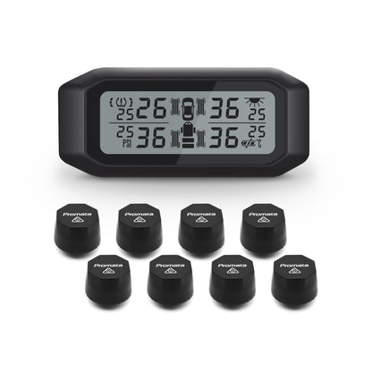 Promata Mata 1E TPMS - 8 external sensors for 4WDs and dual axle trailers.
