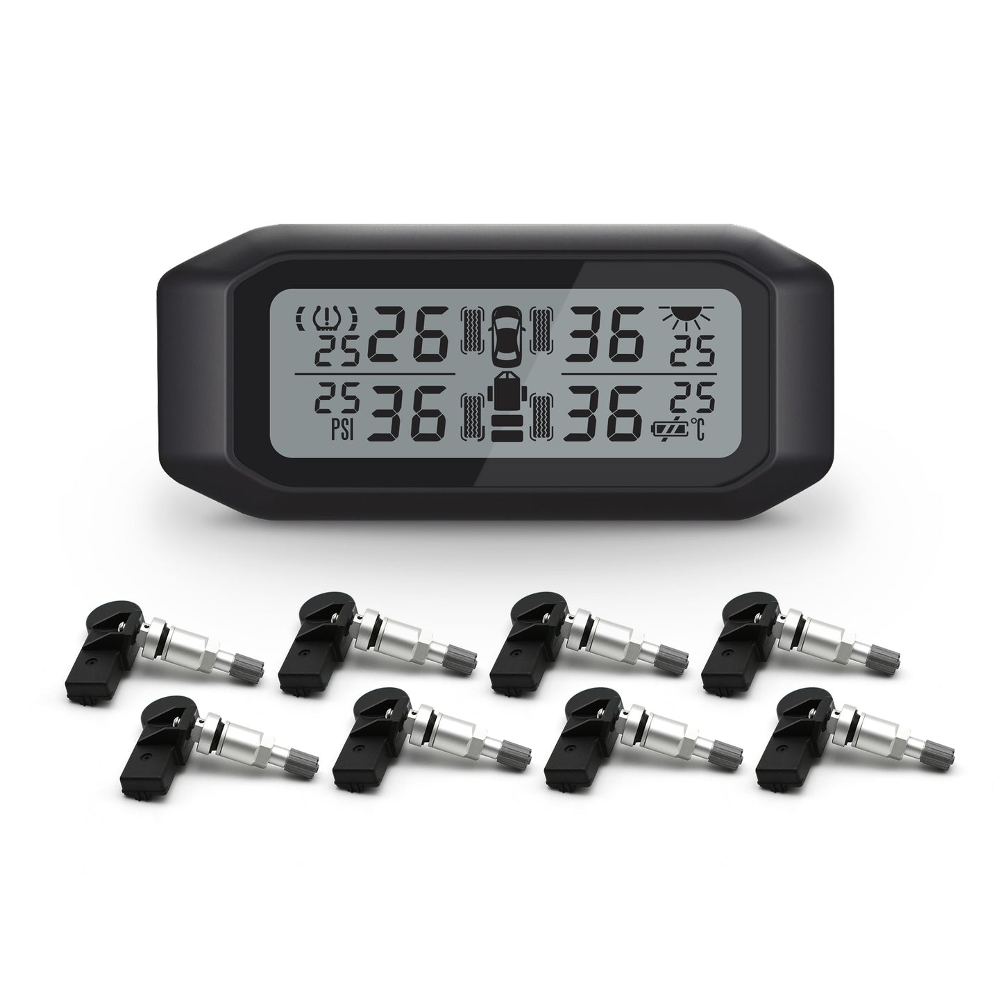Promata Mata 1 TPMS - 8 internal sensors for 4WDs and dual axle trailers.