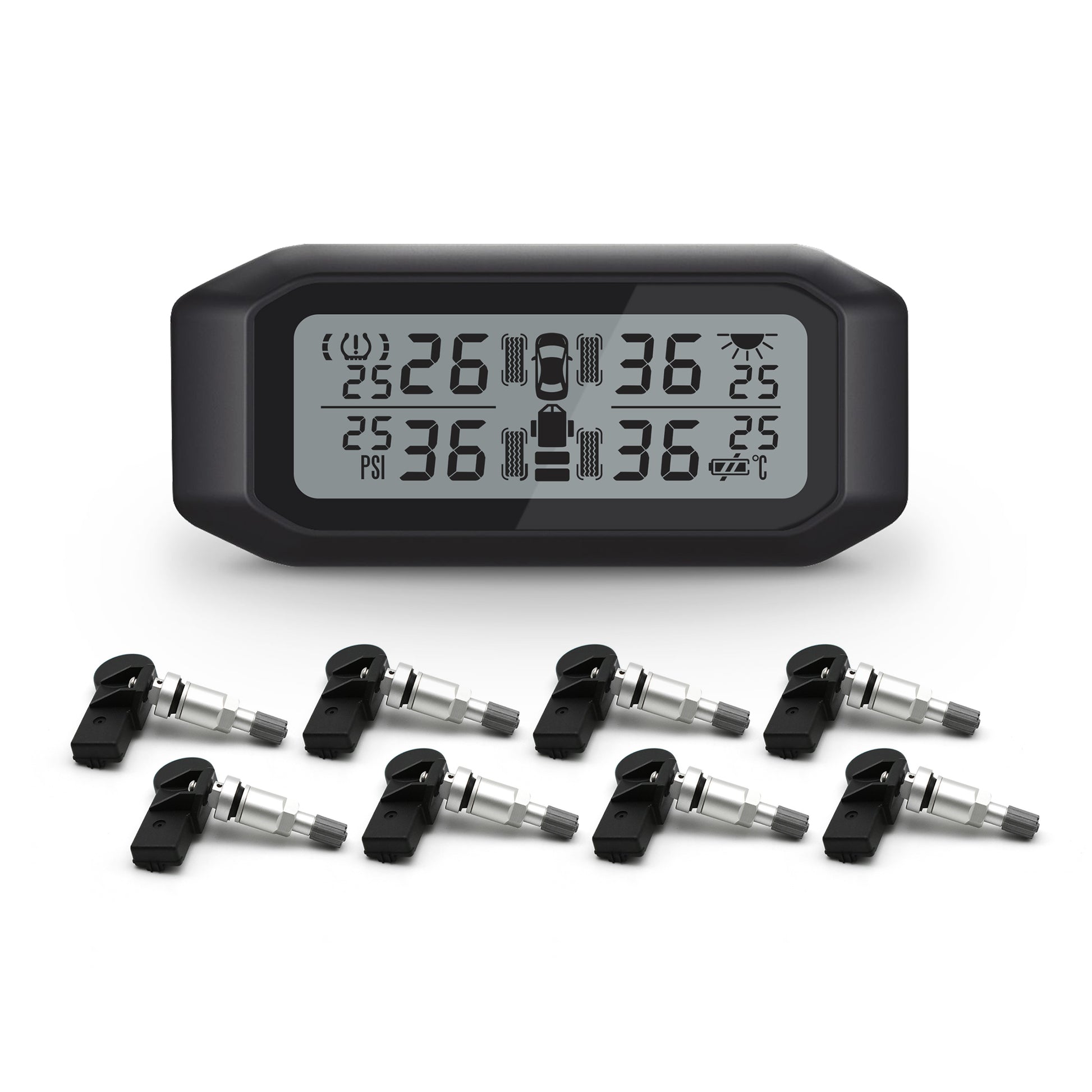 Promata Mata 1 TPMS - 8 internal sensors for 4WDs and dual axle trailers.