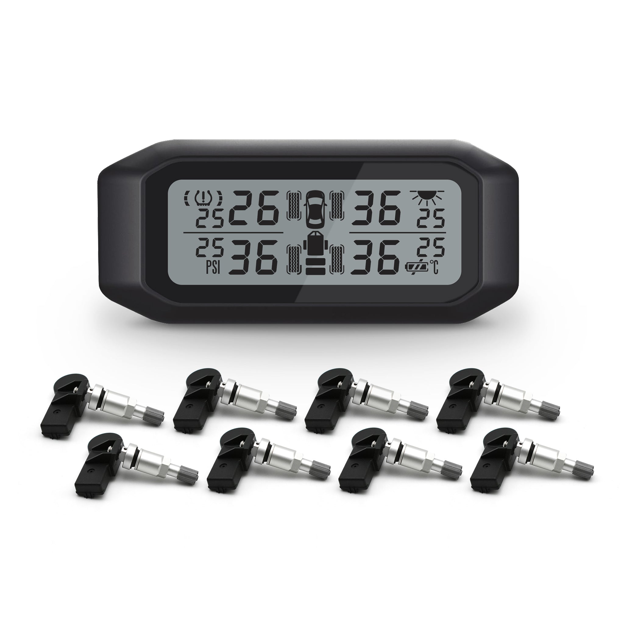 Promata Mata 1 TPMS - 8 internal sensors for 4WDs and dual axle trailers.