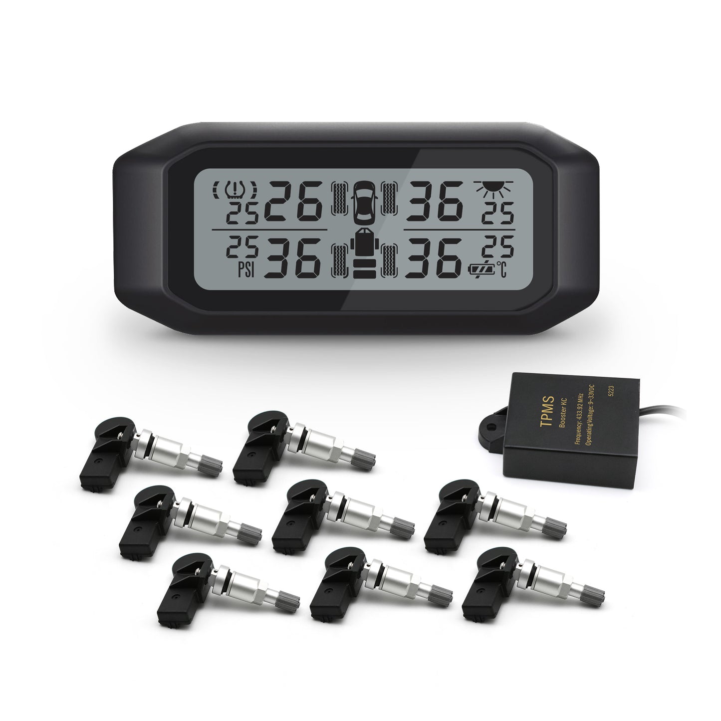 Promata Mata 1 TPMS - 8 internal sensors and signal booster for 4WDs and dual axle trailers.