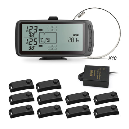 Mata 7 - Large Screen TPMS for Trucks & Heavy Vehicles | 10 Internal Sensors