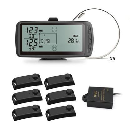 Mata 7 - Large Screen TPMS for Trucks & Heavy Vehicles | 6 Internal Sensors - Promata Australia
