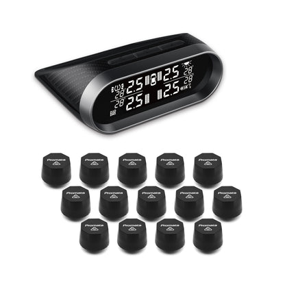Mata T2 - TPMS for 14 Wheeled Trucks & Vehicles | 14 External Sensors - Promata Australia