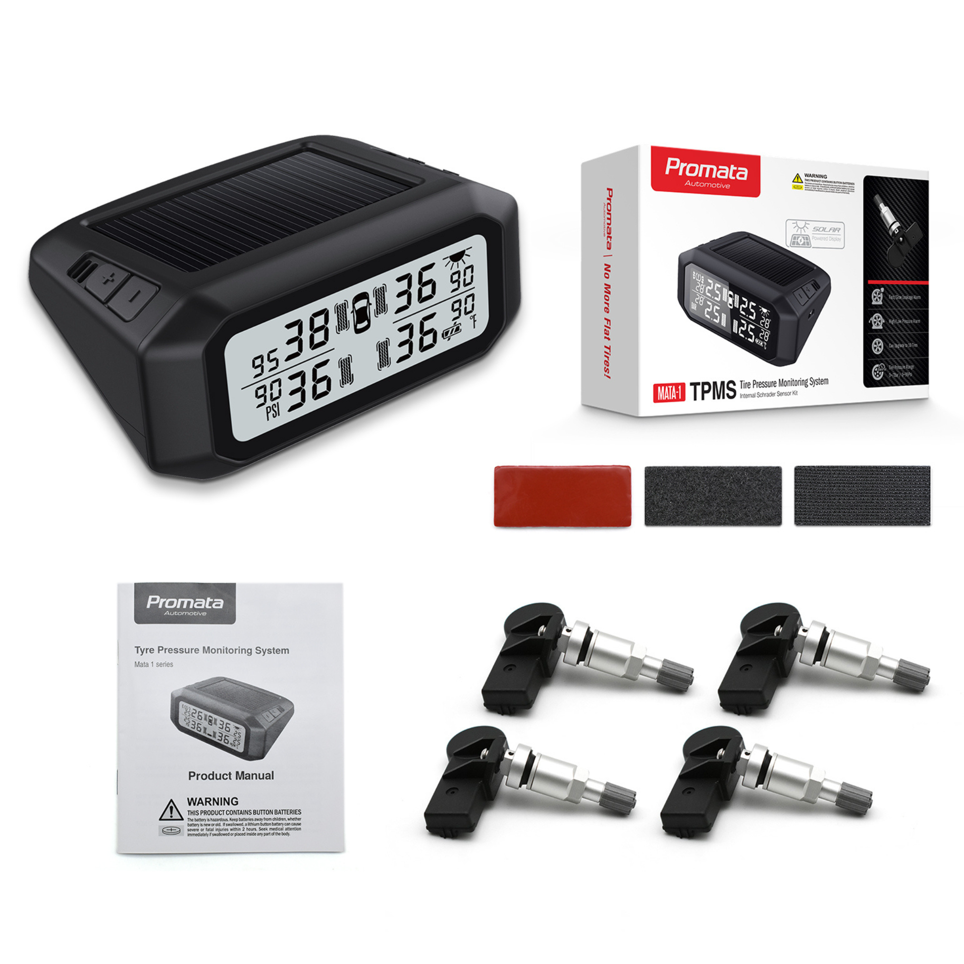 Mata 1 EZsync - Internal TPMS with Wireless Pairing | For 4WDs & Trailers - Promata Australia