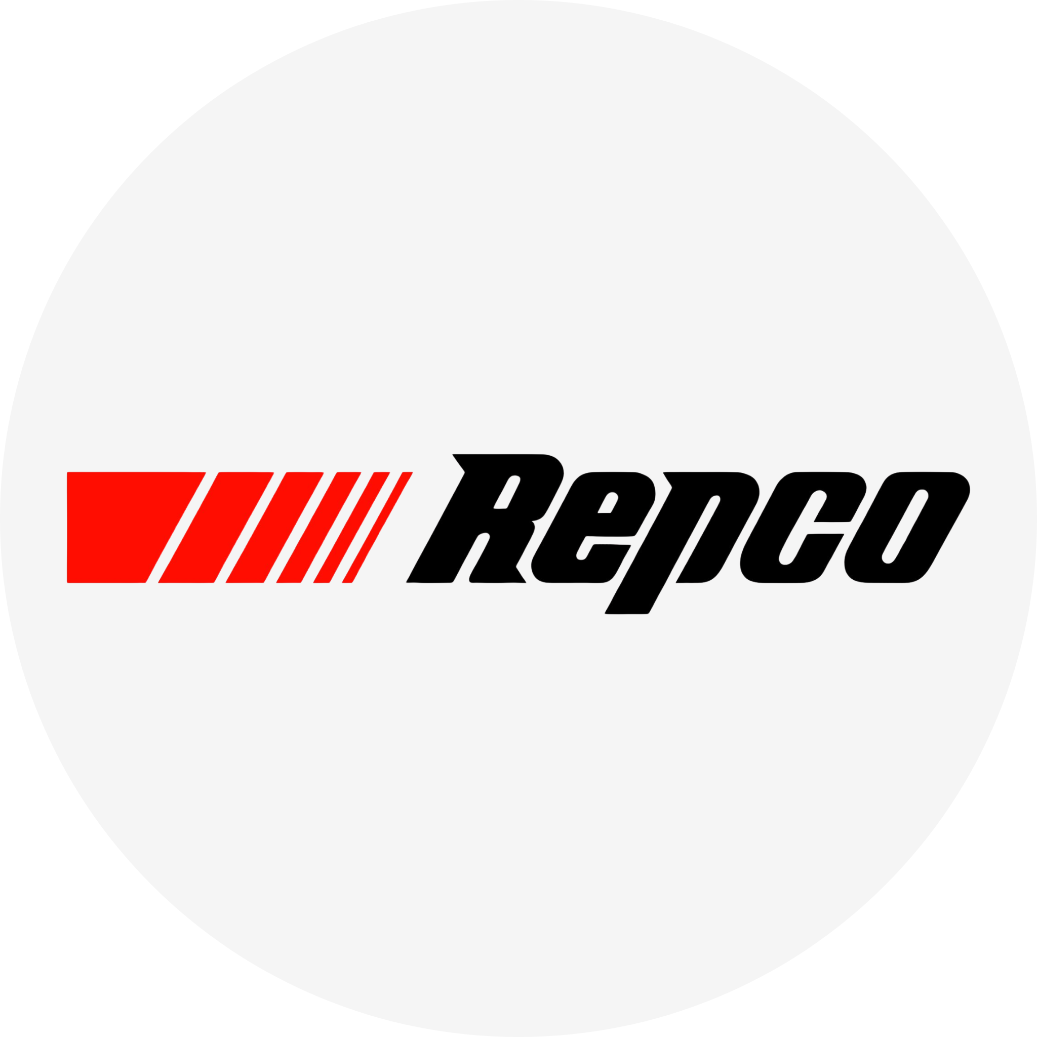 Repco logo with red and black design on a white background