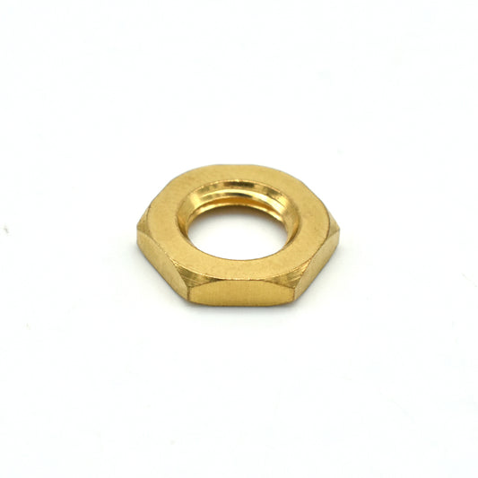 Single brass lock nuts used for securing Promata TPMS external sensors.