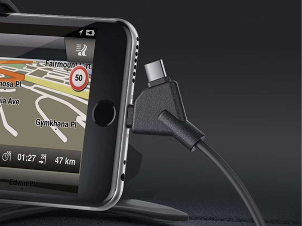 Promata Phone Charger for Cars Being Used to Charge Device